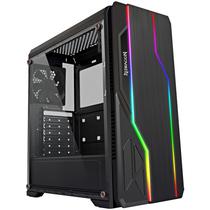 Gabinete Gaming Redragon Devastator GC-550 com Cooler/Iluminacao RGB/Mid-Tower - Preto