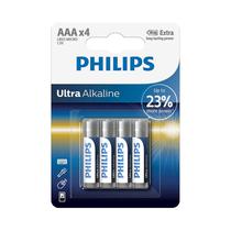 Pilha Alkalina Philips AAAX4 Ultra