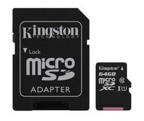 Cartao de Memoria Micro SD C10 Kingston 64GB / 100MBS - (SDCS2/64GB)