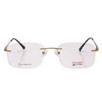 Armacao para Oculos de Grau RX Visard Mod.7023 56-18-140 Col.01 - Marrom/Dourado