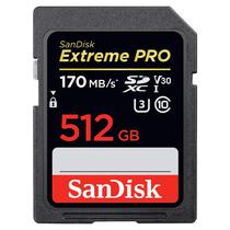 Cartao de Memoria SD Sandisk Extreme Pro C10 512GB / 170MB/s - (SDSDXXD-512G-GN4IN)