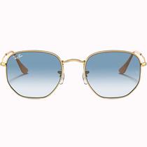 Oculos Ray Ban Unissex RB3548 001/3F 54 - Ouro Polido