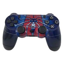 Controle PS4 Sipderman Azul/Vermelho