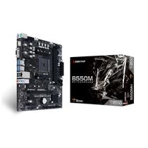 Placa Mãe Biostar B550MH AM4 / Chipset AMD B550 / Micro ATX / DDR4