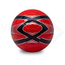 Bola de Futebol Tamanho 5 MO-105 - Vermelho/Preto