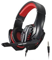 Headset Gaming Sate King Fight AE-369R com Fio - Preto/Vermelho