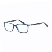 Armacao para Oculos de Grau Unissex Visard 5502 C610 53-15-135MM - Azul e Preto