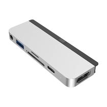 Hub USB Hyper HD319B Hyperdrive para iPad Pro 6 En 1 - Prata