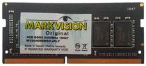 Memoria para Notebook Markvision 4GB/2400MHZ DDR4 MVD44096MSD-24