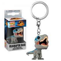 Chaveiro Funko Pocket Pop Keychain Jurassic World Dominion - Velociraptor Blue