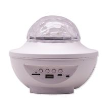 Lampada com LED e Caixa de Som e Luces de Cor / Bluetooth XY-918 RGB - Branco