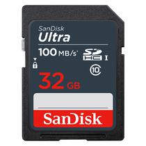 Cartao de Memoria SD de 32GB Sandisk Ultra SDSDUNR-032G-GN3IN - Preto/Cinza