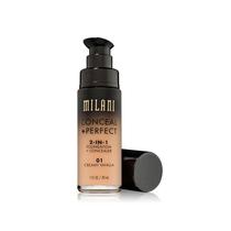 Milani Conceal + Perfect 2-IN-1 Foundation And Conceal Creamy Vanilla #01