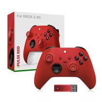 Controle Game Acc. Sem Fio For XBOX-2.4G Wireless - Pulse Red