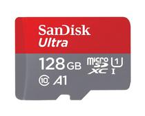 Cartao de Memoria Micro SD Sandisk Ultra 128GB / 140MBS / C10 - (SDSQUAB-128G-GN6MA)