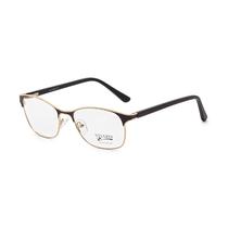 Armacao para Oculos de Grau Visard BF7100 C1 Tam. 52-18-135MM - Preto/Dourado