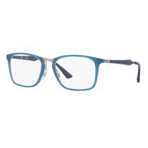 Oculos de Grau Ray-Ban Vista RB7131 8019, Masculino, Tamanho 55-19-145, Acetato - Azul