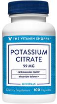 The Vitamin Shoppe Potassium Citrate 99MG (100 Caspsulas)