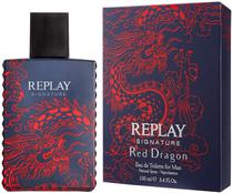 Perfume Replay Signature Red Dragon Edt 100ML - Masculino
