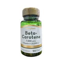 Vitaminas Pipingrock Beta-Carotene 7500MCG 100 Capsulas