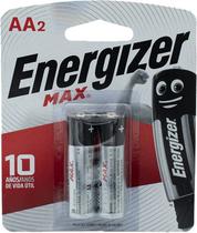 Pilha Energizer Max AA Alcalina BP2 (2 Unidades)