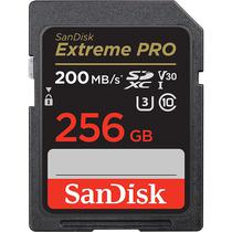 Cartão de Memória SD Sandisk Extreme Pro 200-140 MB/s C10 U3 V30 256 GB (SDSDXXD-256G-GN4IN)