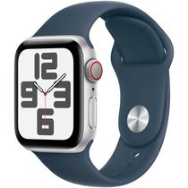 Apple Watch Se 2 40MM GPS + Cell MRGH3LL/A Aluminum Silver/Sport Band Storm Blue