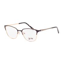 Armacao para Oculos de Grau Visard 3012 C1 Tam. 54-18-145MM - Preto/Dourado