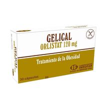 Gelical Orlistate 120 MG com 30 Capsulas Medicamento para Emagrecer.