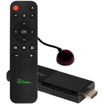 TV Box Mini MXQ Stick 8K 5G com 2/8GB Wi-Fi/Android 10/Bivolt - Preto