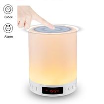 Caixa de Som / Speaker Portatil Touch Lamp S66+ 3W / 5V com Bluetooth - Branco