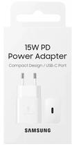 Carregador de Parede Samsung USB-C 15W EP-T1510NWEGWW - White