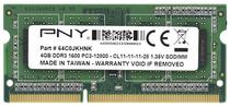 Memoria para Notebook PNY Performance 4GB 1600MHZ DDR3 MN4GSD31600BL