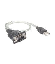 Cable Conversor Manhattan USB A Serial 205146 45CM