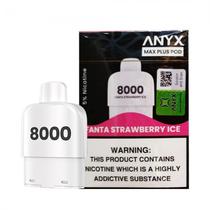 Cartucho de Substituicao Anyx Max Plus Refill 8000 Puffs Fanta Strawberry Ice