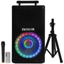 Caixa Karaoke Aiwa AWTSP12K 12" 800 Watts P.M.P.O Bluetooth/USB/Micro SD + Tripe