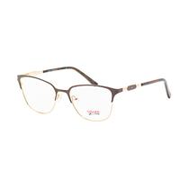 Armacao para Oculos de Grau Visard 3014 C2 Tam. 54-18-140MM - Marrom/Dorado