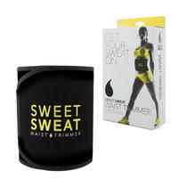 Cinta Redutora Fitness Sweet Sweat Waist Trimmer UB543-V1 - Preto/Amarelo