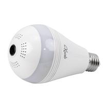 Camera de Seguranca IP Krab KBLLC360 - 1.3MP 1080P - Wi-Fi - Lampada - Branco