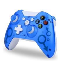 Controle Sem Fio N-1 Wireless para Xbox One / PC / P3 / XSX / 2.4GHZ - Azul/ Branco