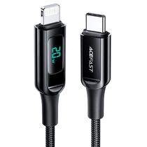Cable Acefast C6-01 Digital USB-C p/ Lightning 1.2M 30W Negro