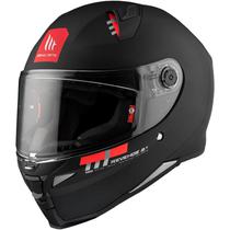 Capacete MT Helmets Revenge 2 s Solid A1 - Fechado - Tamanho XL - Matt Black