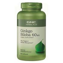 GNC Ginkgo Biloba 60MG 100 Capsulas