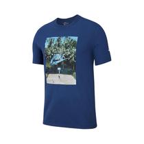Camiseta Nike Masculina Sportswear Tee Court 3 Azul