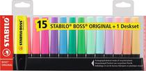 Set de Marcadores Stabilo Boss Original 7015-01 (15 Unidades)
