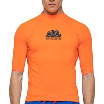 Camiseta Termica Sundek Logo M287RSPY100 Tamanho XS Unissex - Flash Orange