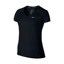 Camiseta Nike Feminina DRY Cool Miller Top Preta