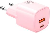 Carregador de Parede Mcdodo Gan PD 33W USB-A + USB-C Bivolt 50-60HZ - Pink