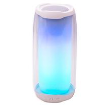 Caixa de Som / Speaker Blulory BS-J04 X-Bass Wireless / Bluetooth 5.0/ LED 360 Color Full / 1500MAH - Branco