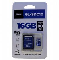 Cartao de Memoria Goline GL-SDC10 16GB Classe 10 80MBS SD Card